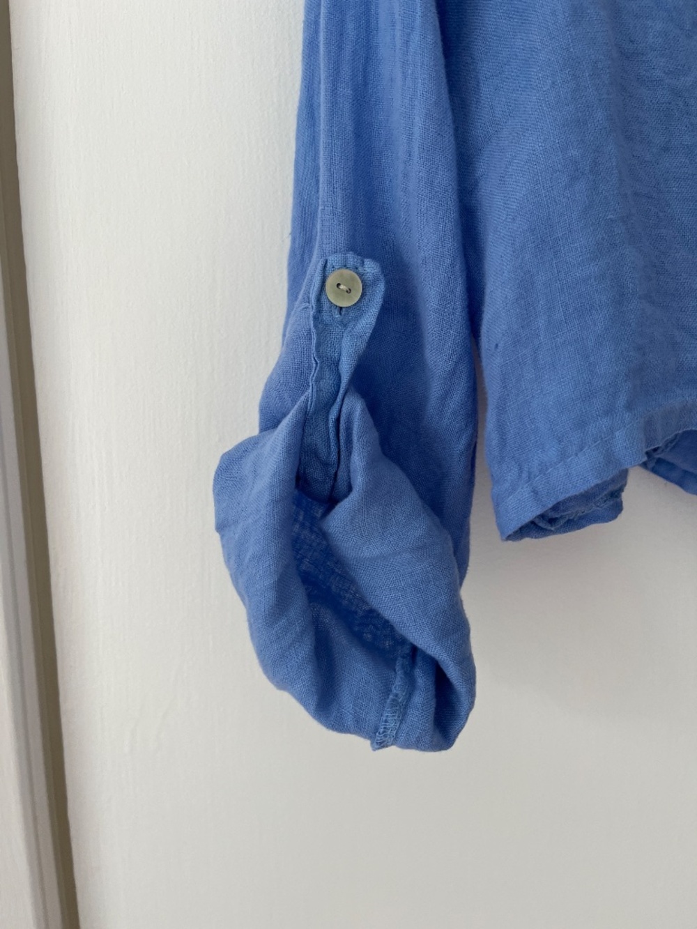 Cropped Linen Jacket - Picture 3 of 3